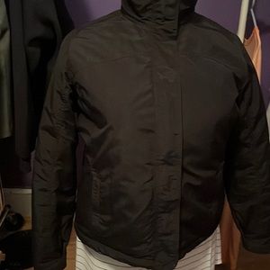 Lands End Large Petite winter jacket size 14/16 fleece inside with pockets